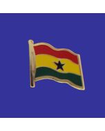 Ghana Lapel Pin (Single Waving Flag)