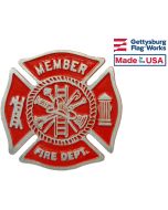 Fireman Aluminum Grave Marker