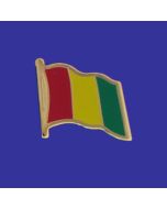 Guinea Lapel Pin (Single Waving Flag)