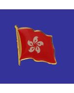 Hong Kong Lapel Pin (Single Waving Flag)