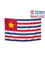 3x5' 1861 Louisiana Gold Star Flag 