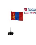 Mongolia Stick Flag - 4x6"