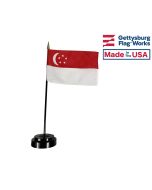 Singapore Stick Flag - 4x6"