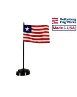Liberia Stick Flag - 4x6"