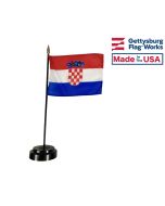 Croatia Stick Flag - 4x6"