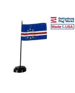 Cape Verde Stick Flag - 4x6"