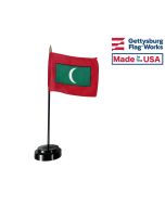Maldives Stick Flag - 4x6"
