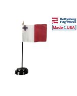 Malta Stick Flag - 4x6"