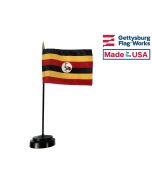 Uganda Stick Flag - 4x6"