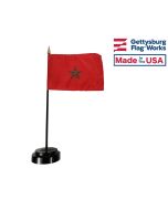 Morocco Stick Flag - 4x6"