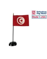 Tunisia Stick Flag - 4x6"