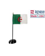 Algeria Stick Flag - 4x6"