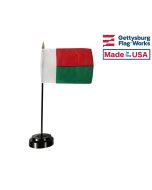 Madagascar Stick Flag - 4x6"