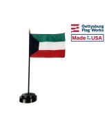 Kuwait Stick Flag - 4x6"