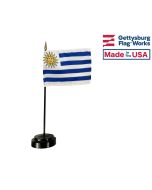 Uruguay Stick Flag - 4x6"