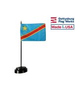 Congo Democratic Republic Stick Flag