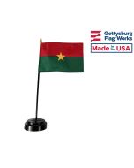 Burkina Stick Flag - 4x6"