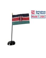 Kenya Stick Flag - 4x6"