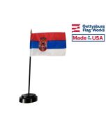 Serbia Stick Flag - 4x6"