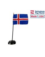 Iceland Stick Flag - 4x6"