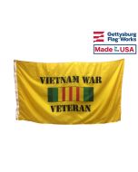 Vietnam War Veteran Flag Front