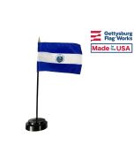 El Salvador Stick Flag - 4x6"