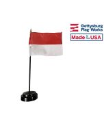 Indonesia Stick Flag - 4x6"