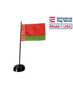 Belarus stick flag in flag holder