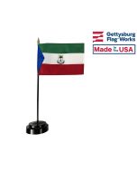 Equatorial Guinea Stick Flag - 4x6"