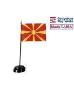 Macedonia Stick Flag - 4x6"