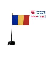Romania Stick Flag - 4x6"