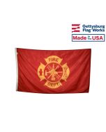 Fire Department Maltese Cross Flag