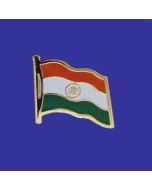 India Lapel Pin (Single Waving Flag)