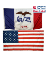 Iowa & Battle-Tough® American Flag Combo Pack