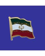 Iran Lapel Pin (Single Waving Flag)