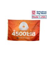 ISO 45001:18 Occupational Health & Safety Flag