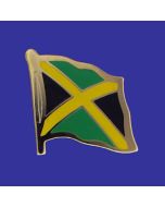 Jamaica Lapel Pin (Single Waving Flag)
