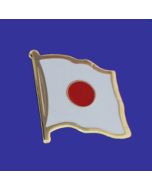 Japan Lapel Pin (Single Waving Flag)