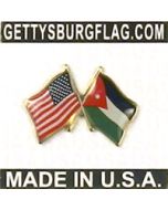 Jordan Lapel Pin (with US Flag)