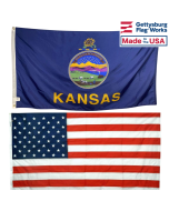 Kansas & Battle-Tough® American Flag Combo Pack
