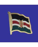 Kenya Lapel Pin (Single Waving Flag)