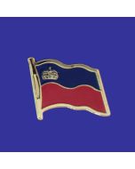 Liechtenstein Lapel Pin (Single Waving Flag)