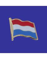 Luxembourg Lapel Pin (Single Waving Flag)