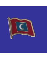 Maldives Lapel Pin (Single Waving Flag)