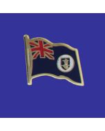 Montserrat Lapel Pin (Single Waving Flag)