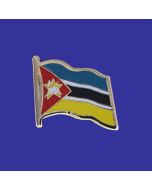 Mozambique Lapel Pin (Single Waving Flag)
