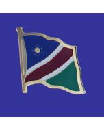 Namibia Lapel Pin (Single Waving Flag)
