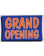 Grand Opening Banner - Orange, White & Blue