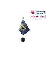  Nebraska State Stick Flag in flag stand