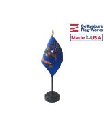 North Dakota State Stick Flag - 4x6"